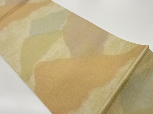 JAPANESE FUKURO OBI / TSUZURE / WOVEN DISTANT MOUNTAINS